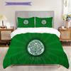 Biancheria da letto con stemma del Celtic Football Club (1 * copripiumino + 2 * federa, senza nucleo) Set di Biancheria da Letto 2D Piatto Morbido e Confortevole