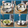 Stainless Steel Drain Basket 3 In 1 Colanders Basin Multifunct Vegetable Slicer Grater Thickened Drainage Basin Kitchen Tool New