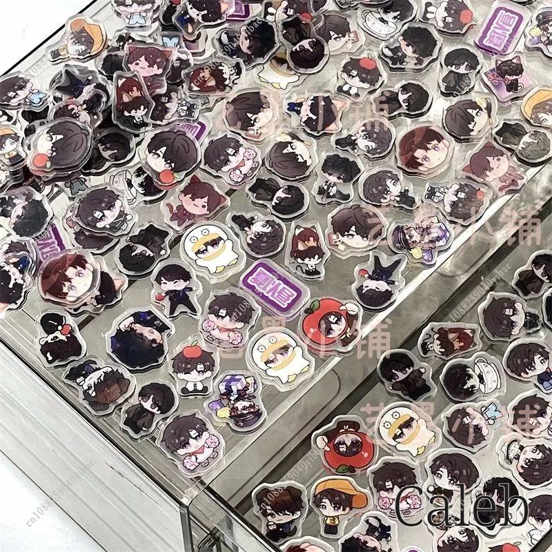 1/2/4CM Love and Deepspace 99-200Pcs Acrylic Sheet Sylus Rafayel Zayne Xavier Caleb Coin Wish Scroll Anime Distribution Fan Gift