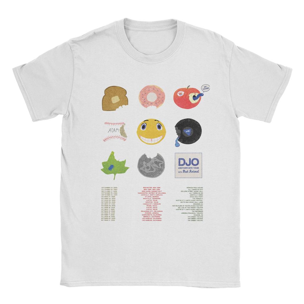 Vintage Djo Apple TShirt for Unisex Crewneck Cotton T Shirts Short Sleeve Tee Shirt Classic Clothing