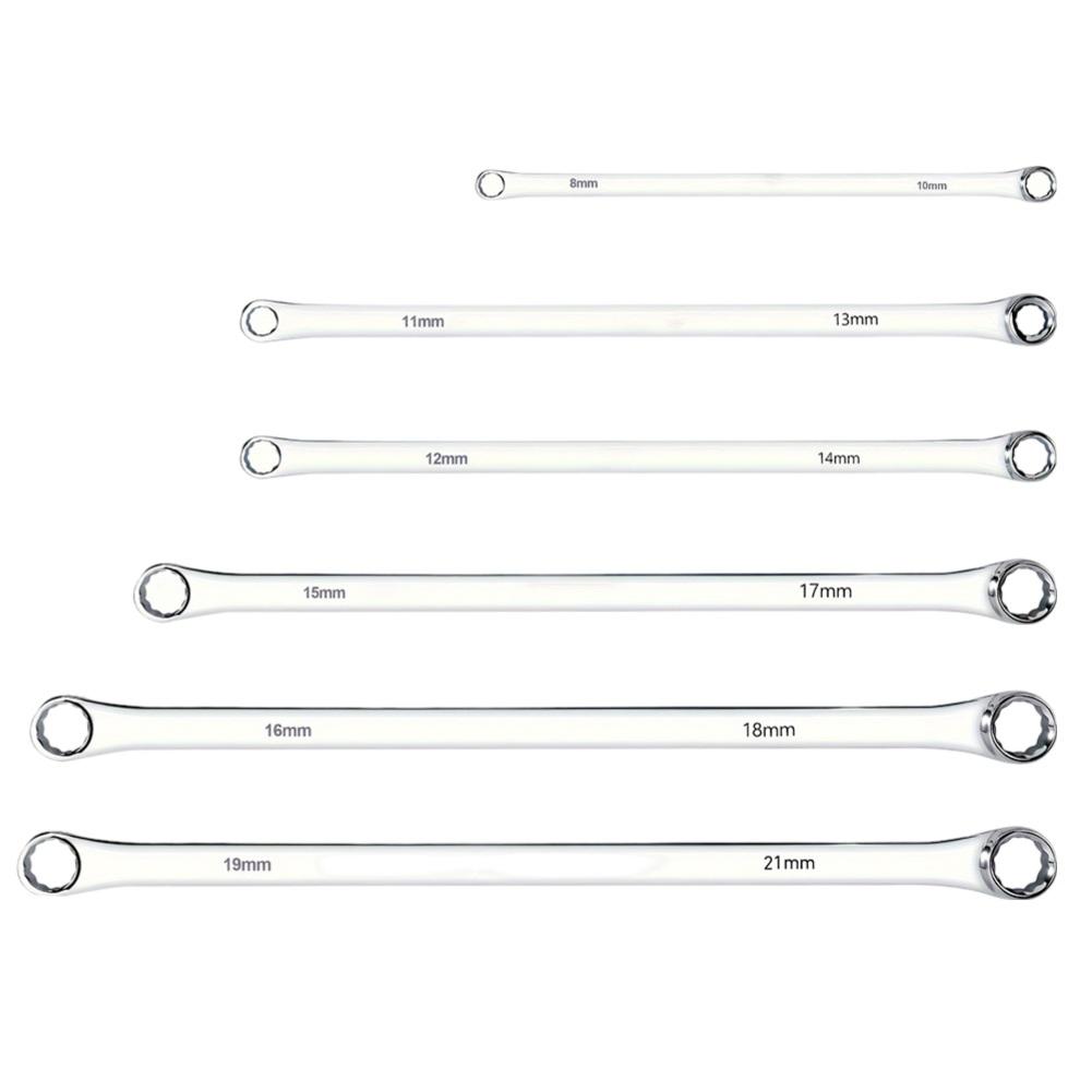 

6PCS Extra Long Box End Wrench Set for Car Repairs Made from Chromium Vanadium Steel with Mirror Polished Finish China Mainland