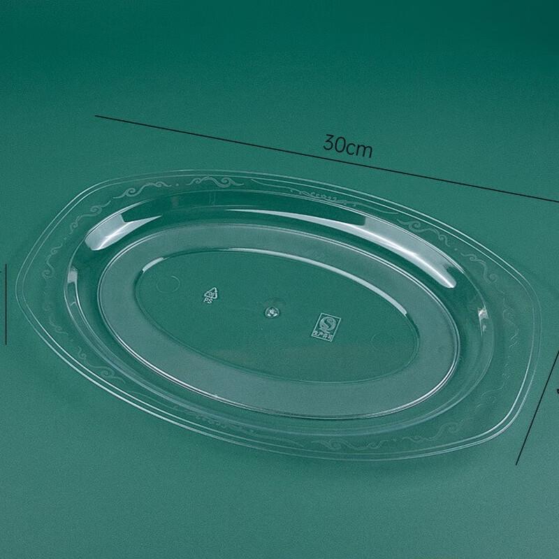 Disposable Oval Plastic Plates