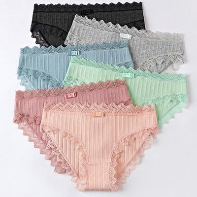 Femmes Lady Full Culotte Dentelle Sous-vêtements Slips Lingerie Culotte S M L XL 2XL 3XL