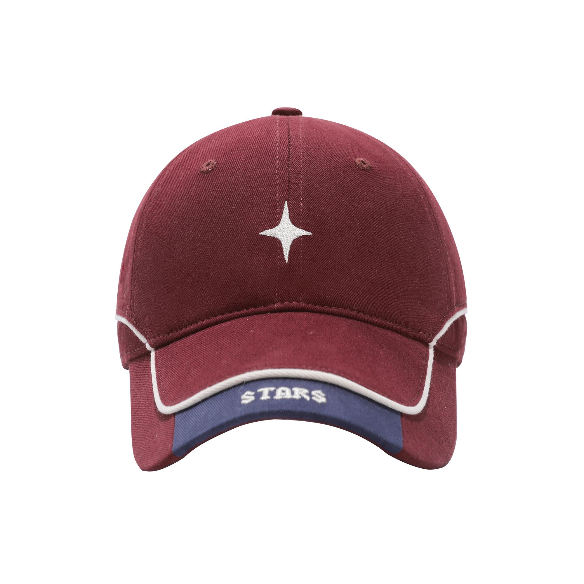 

Cross star Cap Embroidery Logo baseball hat Adjustable Outdoor Sports 4color – 2026 Adjustable& 8Y кларет