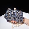 2024 Stilvolle Damen Abendtasche Luxuriöse Bestickte Pailletten Handtasche mit Oberem Griff Umhängetasche Leopardenmuster Clutch Tasche Edle Tote Tasche