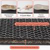 Waterproof Outdoor Door Mat Heavy Duty Elastic Mesh Dirt Trapper Rug Non-Slip Welcome Door Mat for Home & Commercial