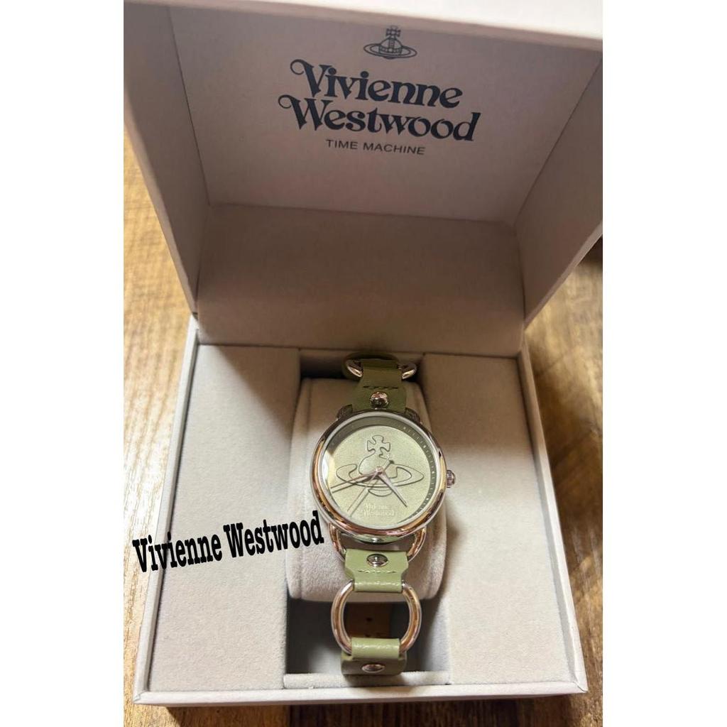 Used Vivienne Westwood watch silver x khaki