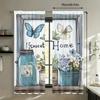 Sweet Home Butterfly - Pole Bag curtains   bedroom and living room decoration   home decoration   living room decoration