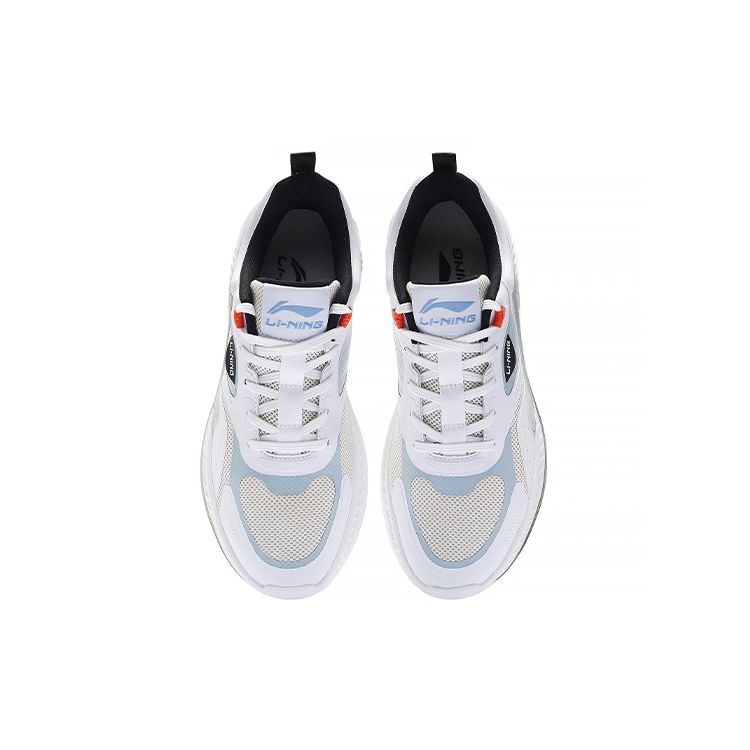Li Ning Fabric Comfortable Versatile Shock Absorbing Non-Slip Wear-Resistant Breathable Low-Top Casual Shoes Men Sneaker AGLS175-1