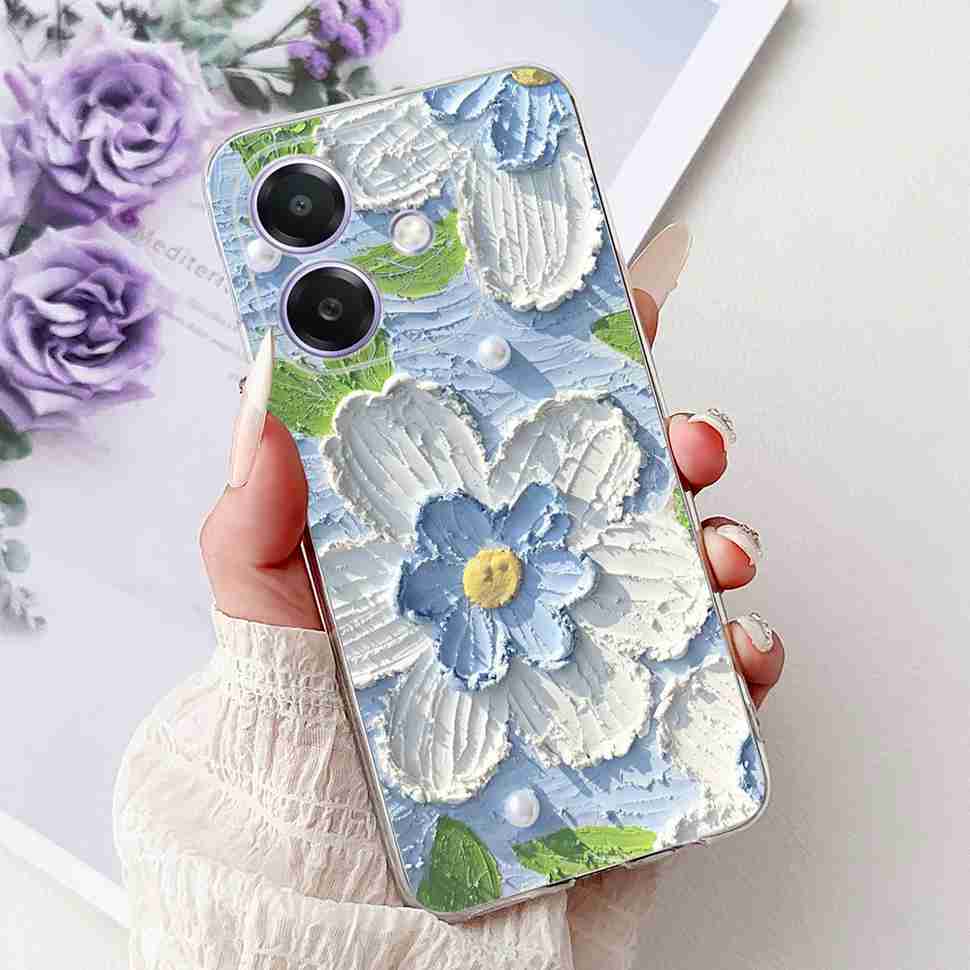 For Oppo A3 4G CPH2669 Funda Popular Painted Soft Silicone Phone Case For Oppo A3X A3 X 5G CPH2681 Back Cover Casing