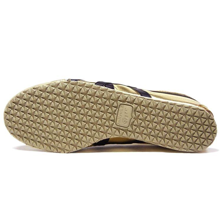 ONITSUKA TIGER Mexico 66 Lightweight Comfortable Sports Low-Top Lifestyle Shoes Unisex Sneaker Gold Black THL7C2-9490