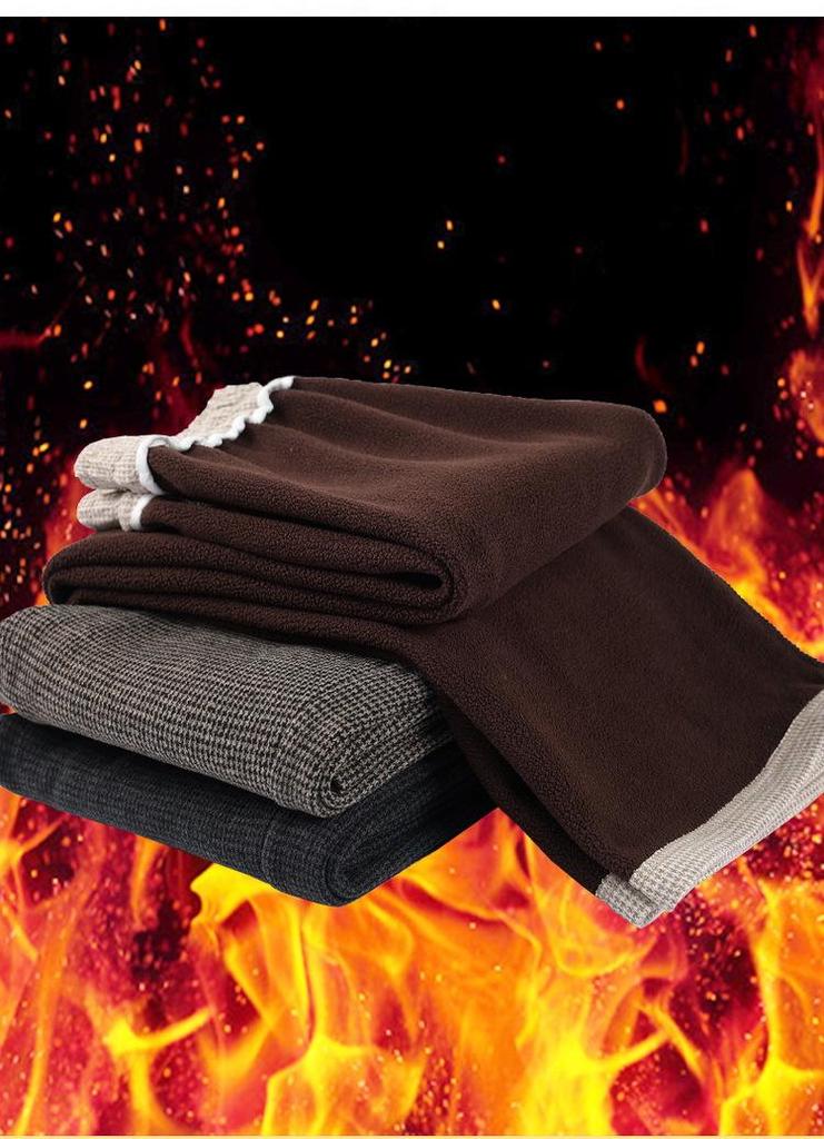 Damen Winter Wollhose mit weitem Bein: Verdickt, Plus Samt, für mittlere und ältere Menschen
