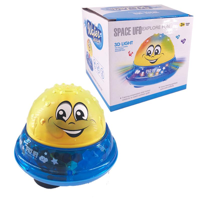 Electric Spraying Ball with Light & Music: Baby Bath Toy