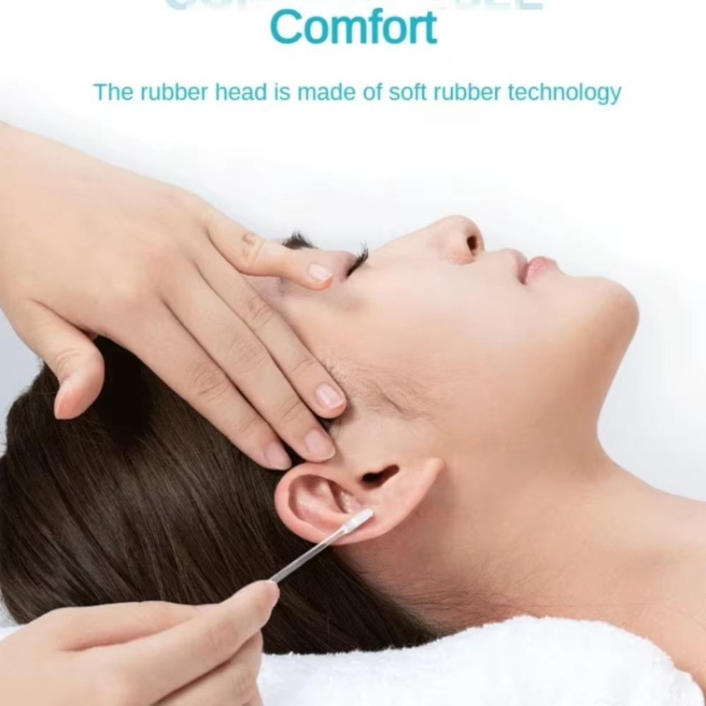 New Silicone Disposable Ear Swabs Soft Ear Cleaner Sticky Ear Swabs Ear Wax Removal Tool Adults