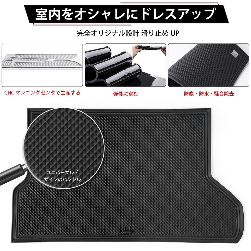 Auto Spec Toyota SIENTA 10 Series Interior Rubber Mats Door Pocket Noise Console Custom Accessories (3rd Generation, 2022-Present), Mats, Reduction,