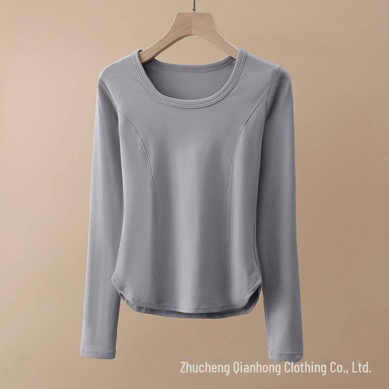 

Женское термобелье Cationic Plus Velvet с длинным рукавом на осень/зиму M (155-165CM/95-115 catties) синий/серый