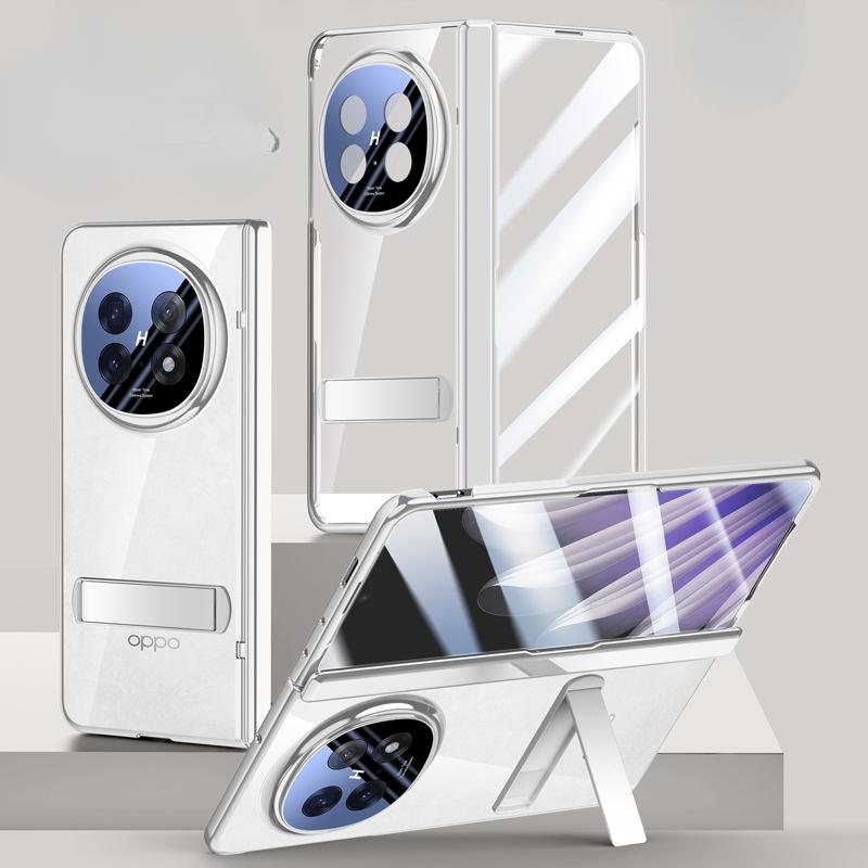 

Подходит для чехла для телефона Oppofindn3, интегрированная пленка, полный пакет для объектива N3, противоударный, гальванизированный шарнир центральной оси, защита от подглядывания OPPO Find N3