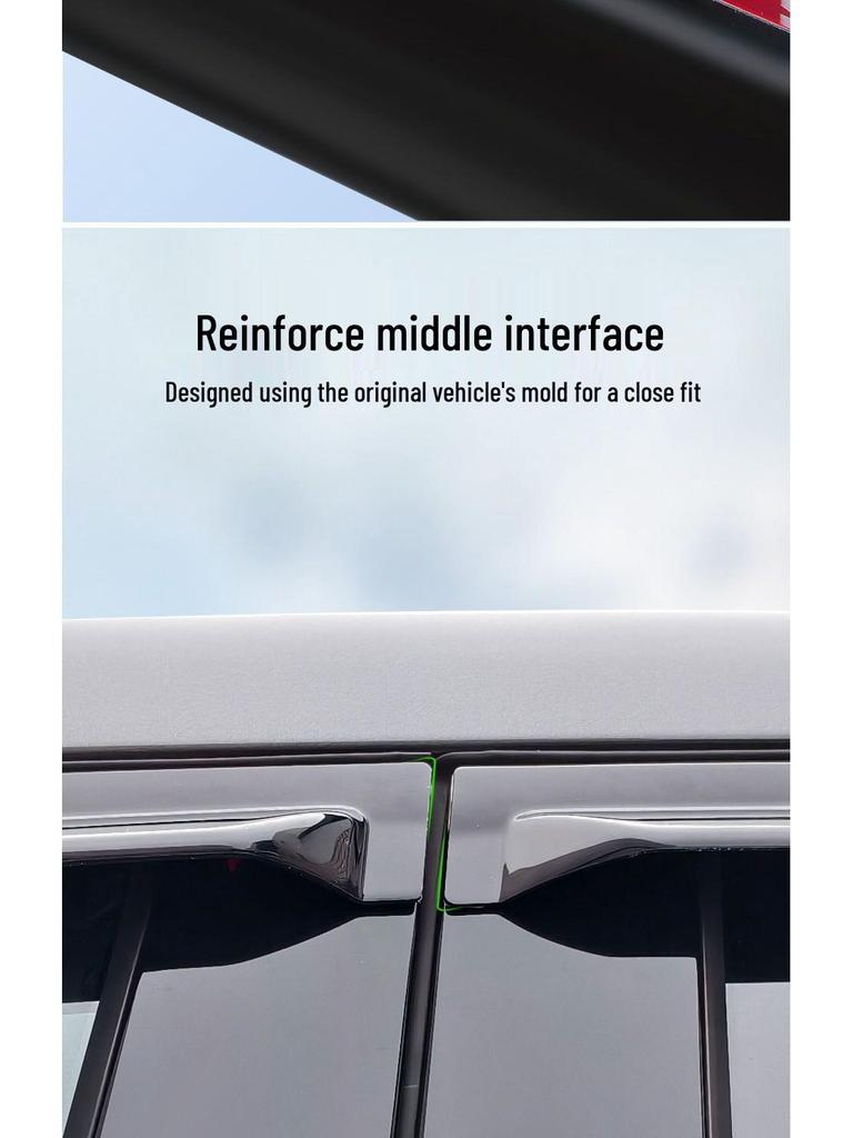 Li Auto L9 Car Window Sun & Rain Guards - Modified Accessories & Visors for Weather Shielding and Decoration