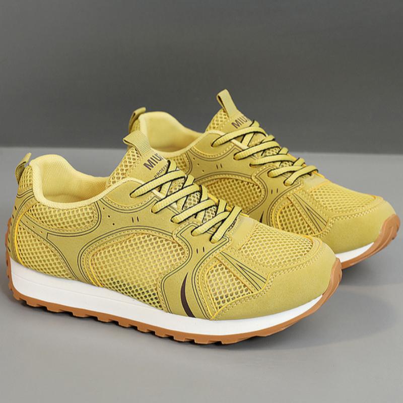 Pantofi Balerini din Plasă Forrest Gump pentru Femei Campus Versatil cu Talpă Groasă Pantofi Sport Casual