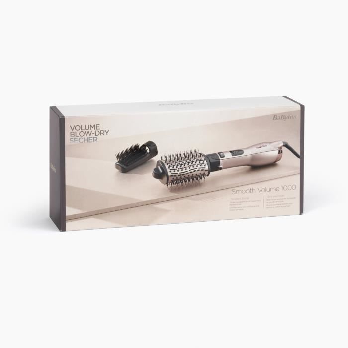 Fønbørste - BaByliss - AS90PE Smooth Volume 1000 - For å glatte ut og gi volum