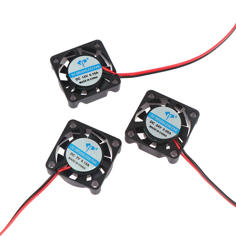 1Pc 25*25*7Mm Dc2507 Cooling Fan 2-Pin Mute 5/12/24V Brushless Mini Cooling Fan