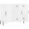 Sideboard White 90 x 34 x 80 cm Particleboard