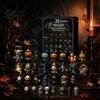 Halloween Classroom Rewards Advent Calendar 2026 31 Nights of Fright Countdown Box with Decoration for Home Mini Spooky Figurines Surprising