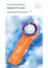 T20 Compact Handheld Fan: High-Speed, Long Battery, USB Rechargeable for Outdoor Cooling