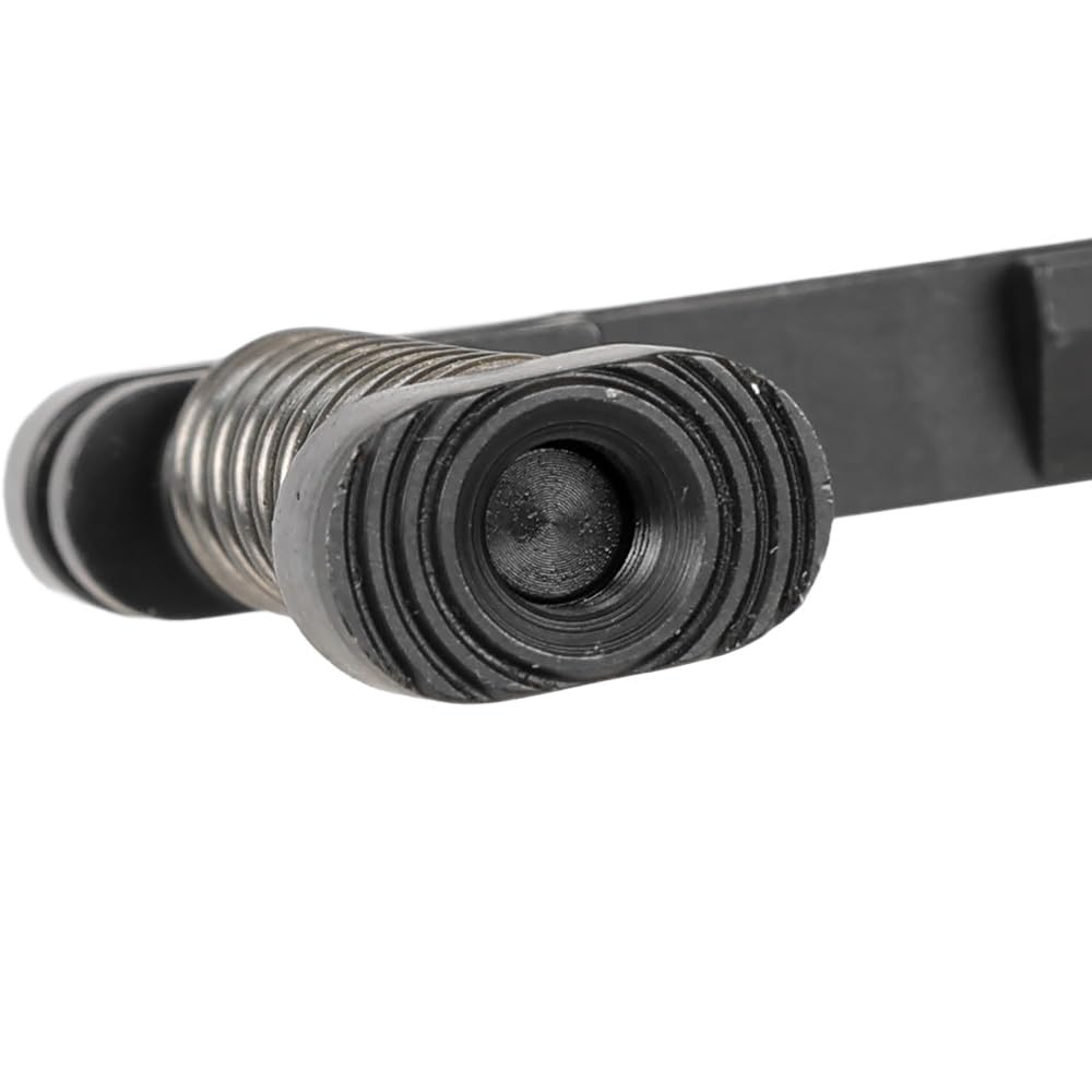 Ryohinbuhin Tokyo Marui MWS Compatible 5KU NORGON LLC Ambidextrous Magazine Catch Replica, Steel CNC Blued Finish, Black