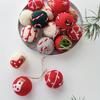 Wool Felt Snowflake Christmas Leaf Christmas Ball Gift Package Christmas Tree Decoration Ball Pendant Christmas Decoration