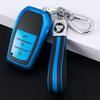 ДЛЯ Toyota Corolla Chr Aygo Rav4 ДЛЯ Hilux Camry 70 40 Land Cruiser 200 Crown TPU Leahter Автомобіль Smart Key Case Cover Shell Keychai