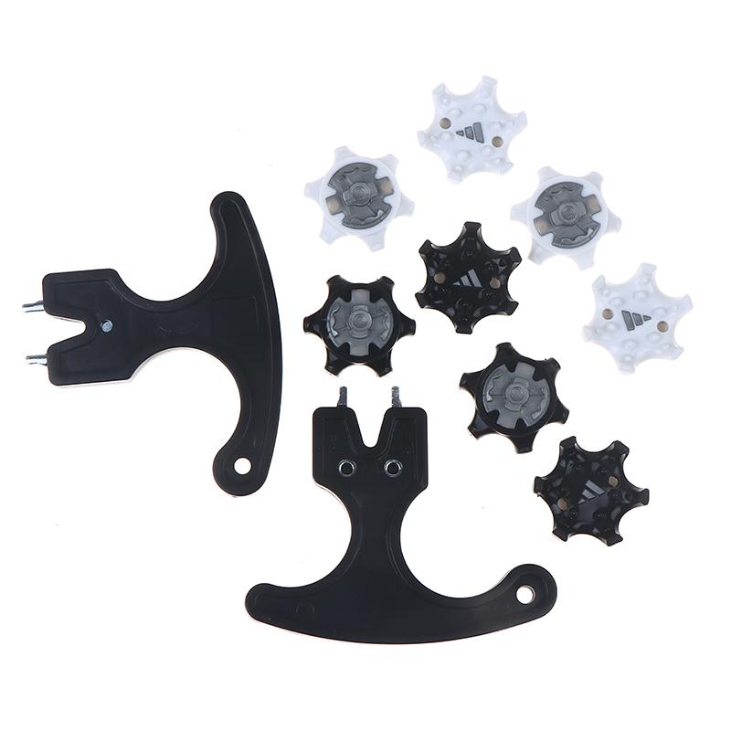 14 Golf Shoe Studs + 1 Wrench Quick-Twist Replacement Studs For Durable And Thin Golf Shoe Studs Golf Accessories