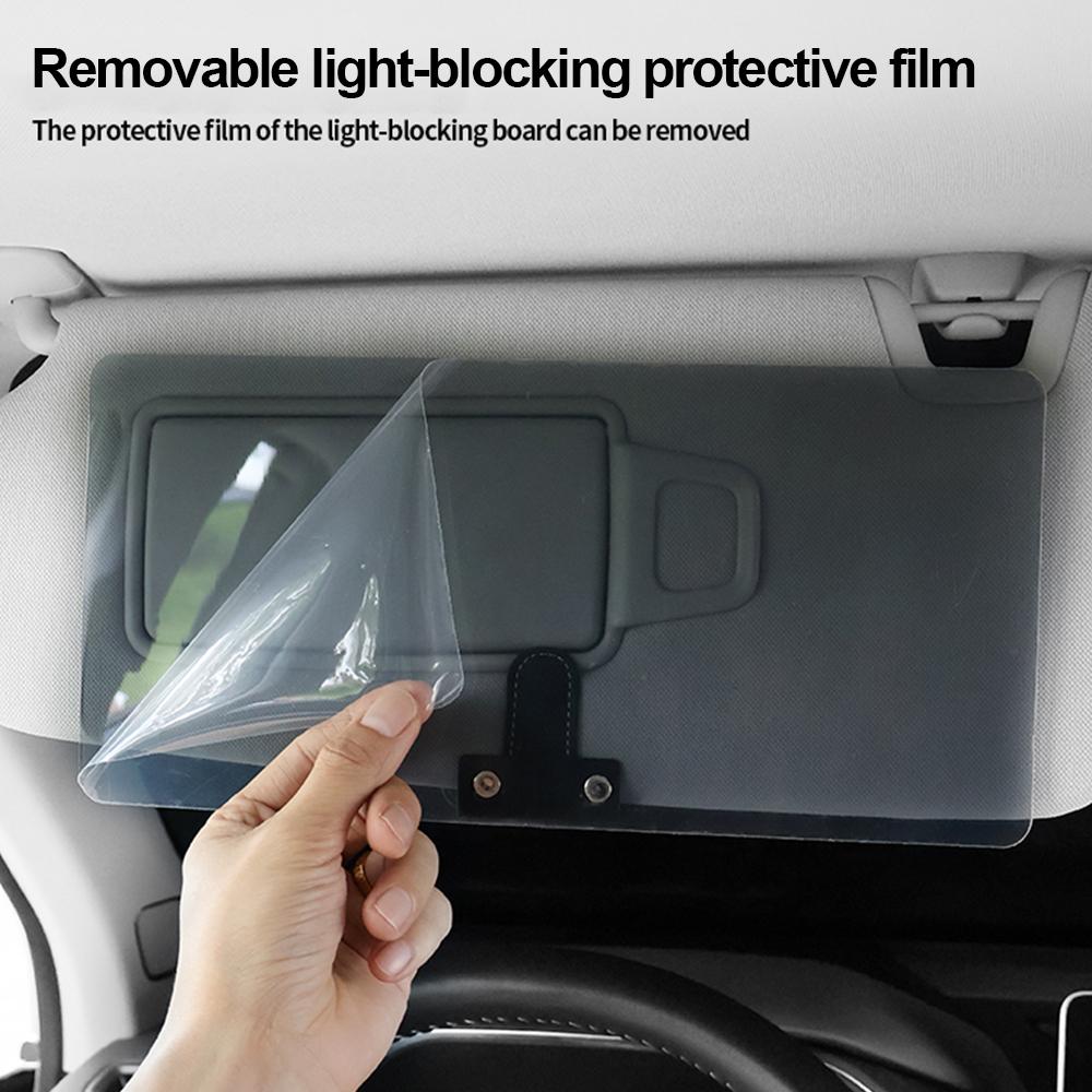 Magnetischer Sonnenbrillenhalter für das Auto mit Sonnenblenden-Brillenclip Brillenaufhänger Tragbarer Ticketkartenclip Blendschutz-Sonnenblendenplatte
