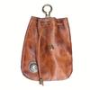 Leather Vintage Coin Purse Mini Storage Bag, Classic Style Compact And Portable, Anti-Loss And Anti-Theft,Multifunctional Key Holder