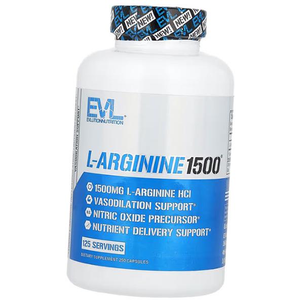 Аргинин, L-Arginine 1500, Evlution Nutrition (27385005)