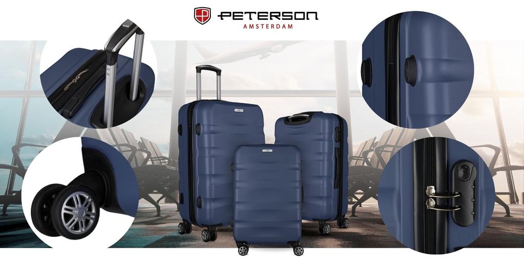 Elegant ABS+ cabin suitcase - Peterson