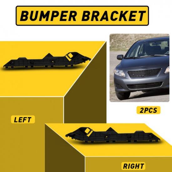 Rear Bumper Retainer Bracket Fit For 2009-2013 Toyota Corolla Driver & Passenger
