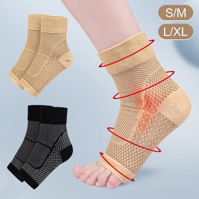 1 Pair Ankle Compression Sleeves Plantar Socks Arch Support Foot Bandages