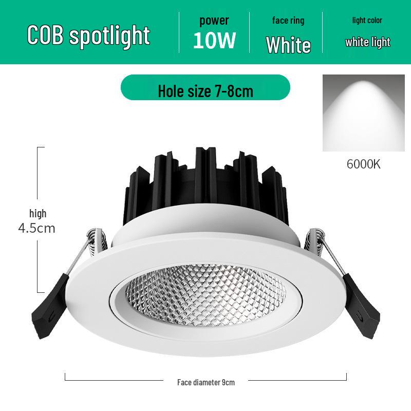 Deckeneinbaustrahler für Zuhause und Geschäft - 57° Spotlight Bullseye