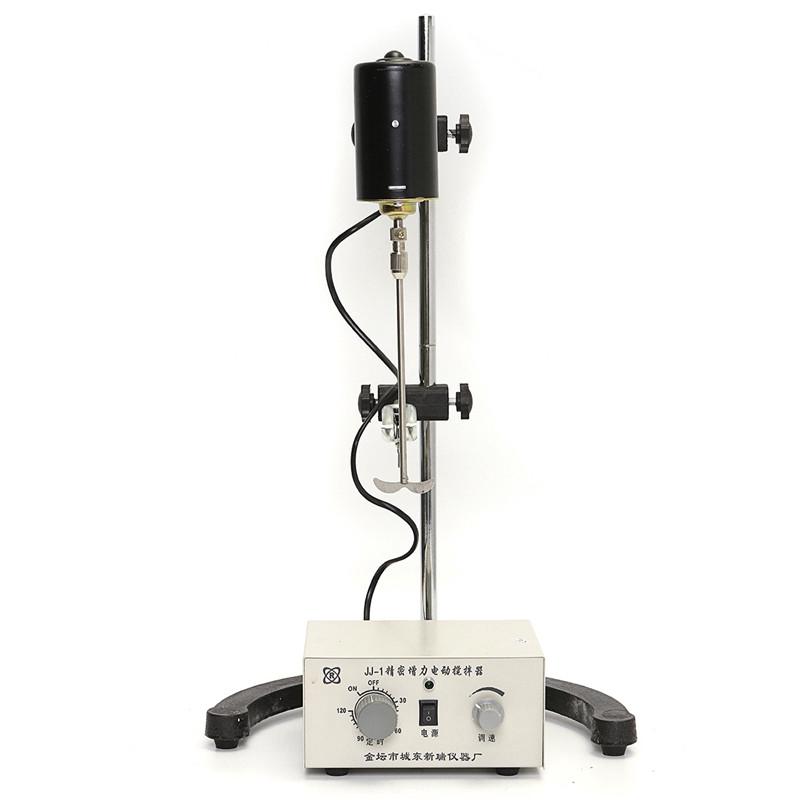 100W 3000rpm Overhead Stirrer Adjustable Churn Stir Machine Blenders Laboratory Stirrer Dual Control Mixer Electric Lab Mixer