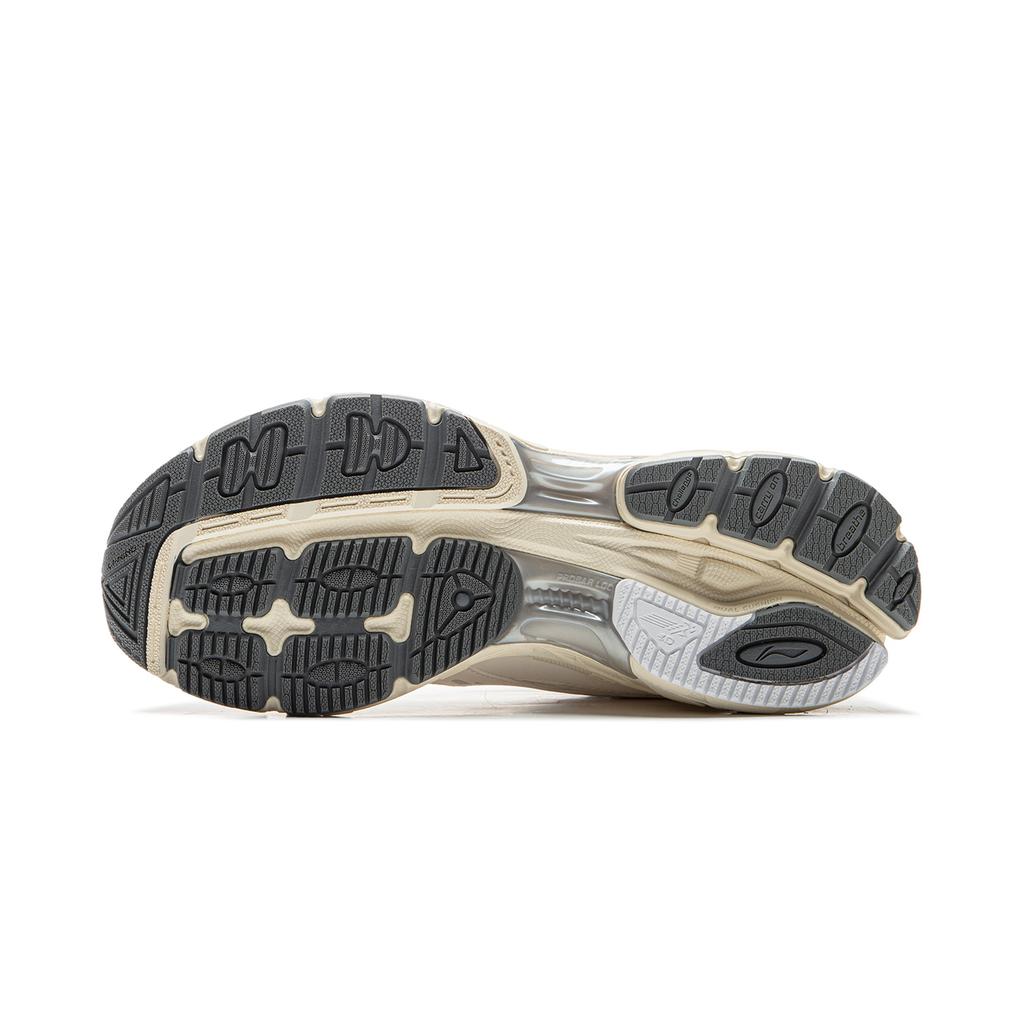 Li Ning Fuyiao 2.0 Classic Retro Double Cushioning Stable Support Non-Slip Wear-Resistant Low-Top Running Shoes Women Running Shoes White ARXU002-11