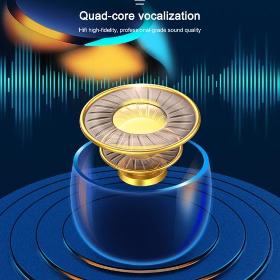 F9-5 Smart Touch Wireless Bluetooth-compatible 5.0 9D Stereo Sport Earphone for Phones