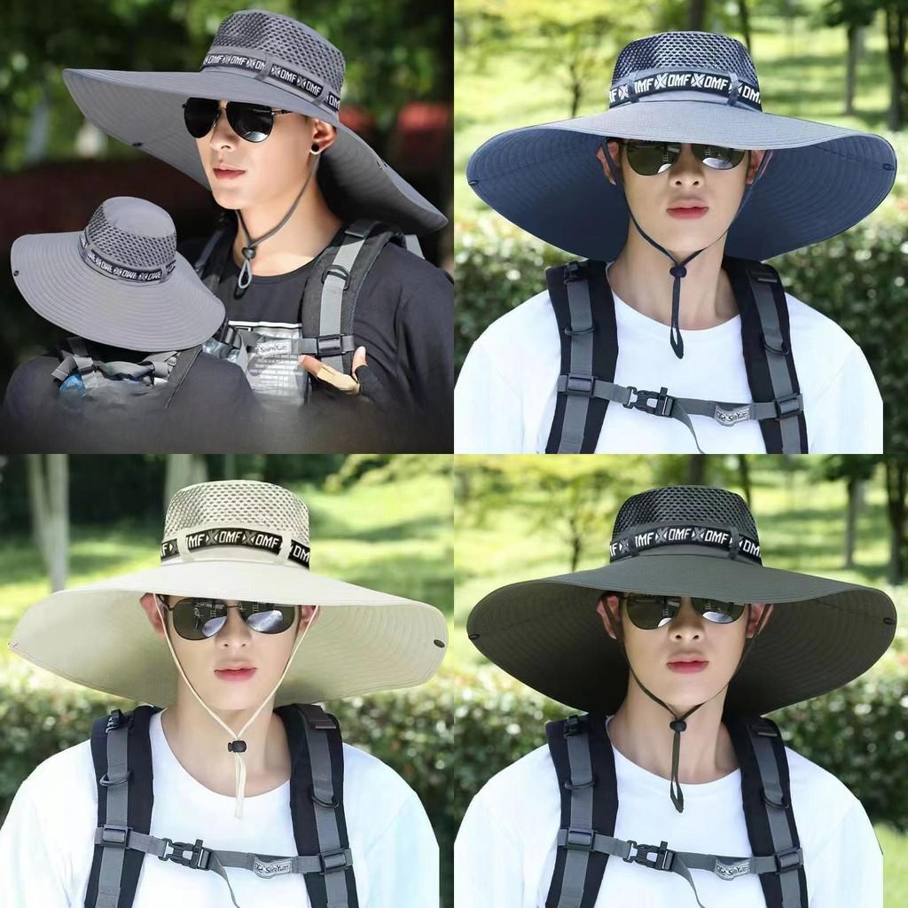Herren Sommer Outdoor Fischerhut Mit Breiter Krempe Sonnenschutz Zum Wandern Und Angeln