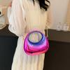 Luxus Design Abendtasche Klare Acryl Damen Handtaschen Mode Umhängetasche Halbmond Hochzeits-Handtaschen Party-Tote Damen