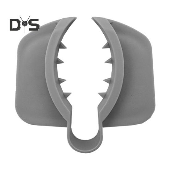 

Безопасный держатель для пищевых продуктов, защита пальцев от порезов, нож для резки продуктов, защита пальцев для безопасной нарезки фруктов и овощей серый