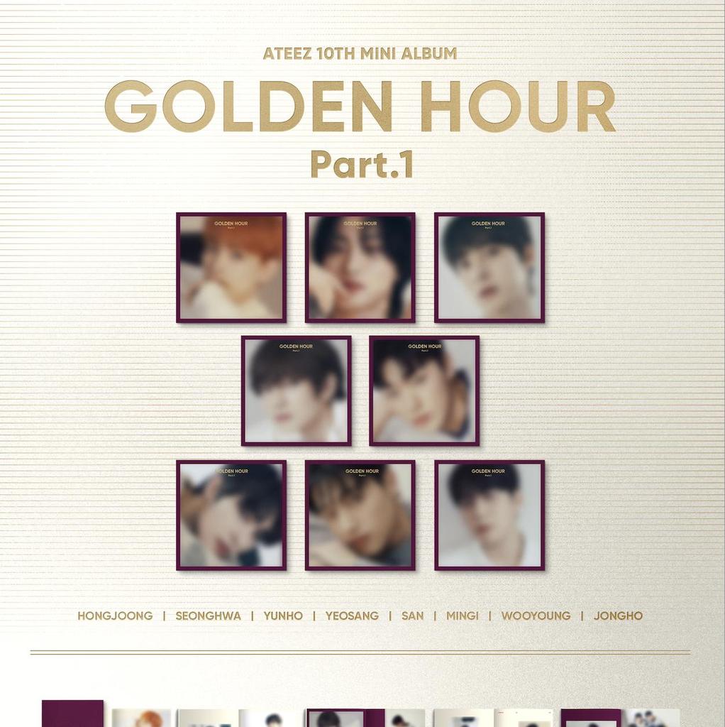 ATEEZ PARTIE HEURE D'OR. 1 (Digipak Ver)