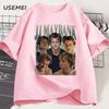 Tv Series Outer Banks T Shirt For Unisex Unisex Jj Maybank Graphics T Shirts Casual Cotton Short Sleeve Punk Tshirts Streetwear