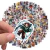 50/100/200PCS Mixed Anime Demon Slayer Stickers Aesthetic Waterproof Decals Phone Laptop Case Cute Sticker Pack Toy