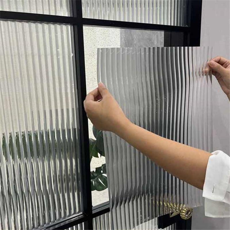 Frosted Window Film Privacy Anti-Glare Static Cling Vinyl Home Bathroom Glass Door Cover Non-Adhesive Translucent Sticker Windows Office Shower