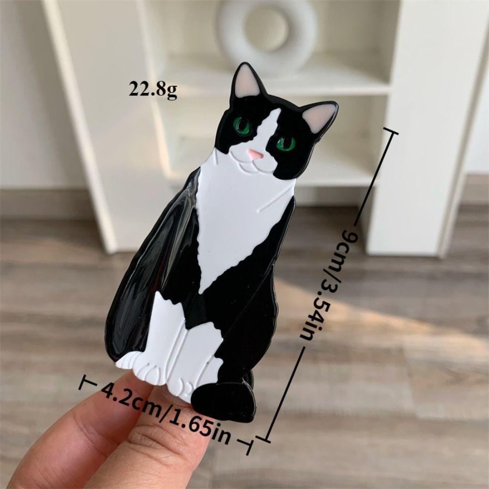 Acetic Acid Acetate Cat Hair Claw Cartoon Headdress Kitten Claw Clip Korean Style Hair Accessories Animal Shark Clip Girls